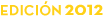 Edición 2012